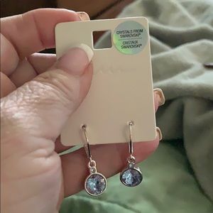 NWT.  Silver earrings